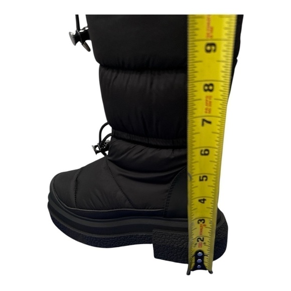 Stuart Weitzman Round Toe Cam SportLift Boots Women's 5.5 B Black Pull-On - Picture 12 of 15